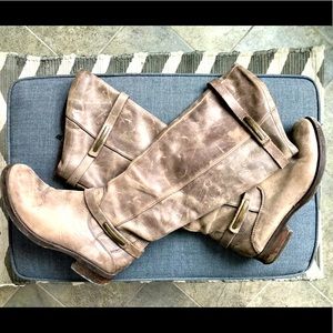 Brown Genuine Leather Boots